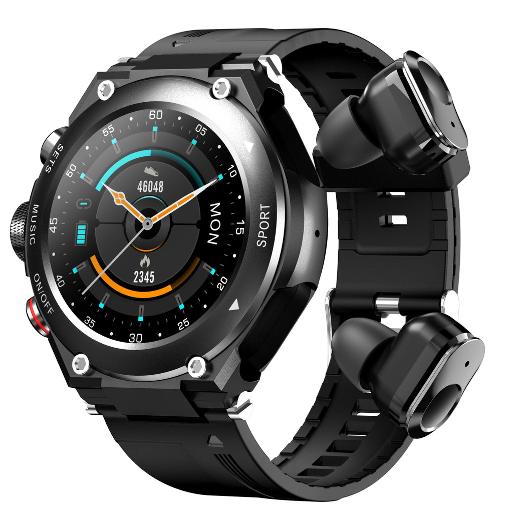 T92 Smartwatch with TWS Earbuds – 2-in-1 Smart Watch & Wireless Earphones
