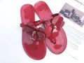 Flower Jelly Flat Sandals – Designer Floral Flip-Flop Slides