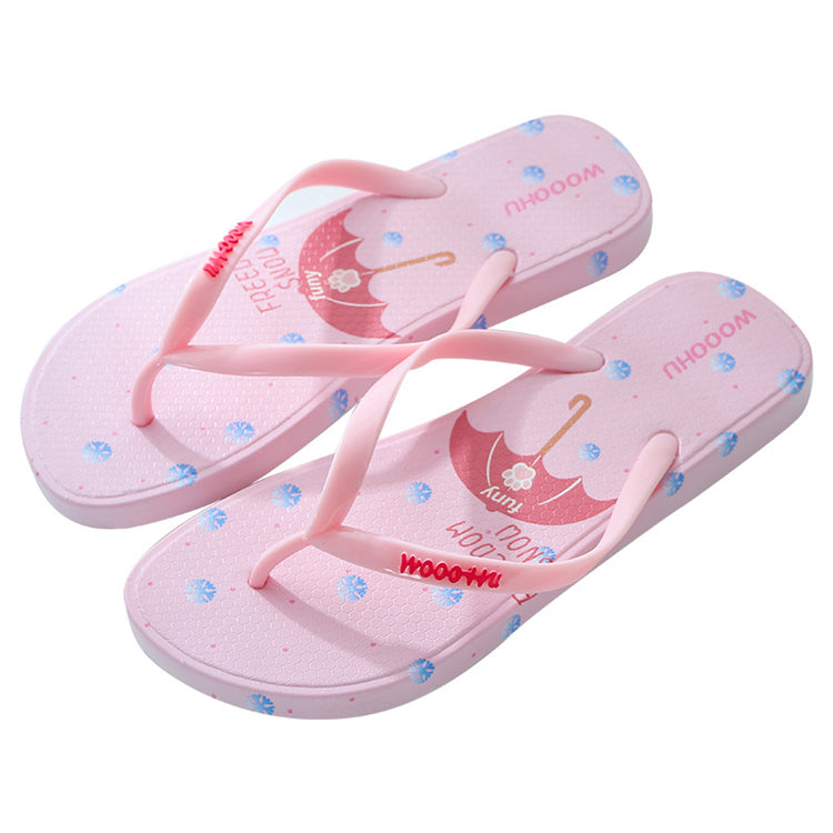 Casual Flat Beach Flip Flops – Lightweight Summer Slippers