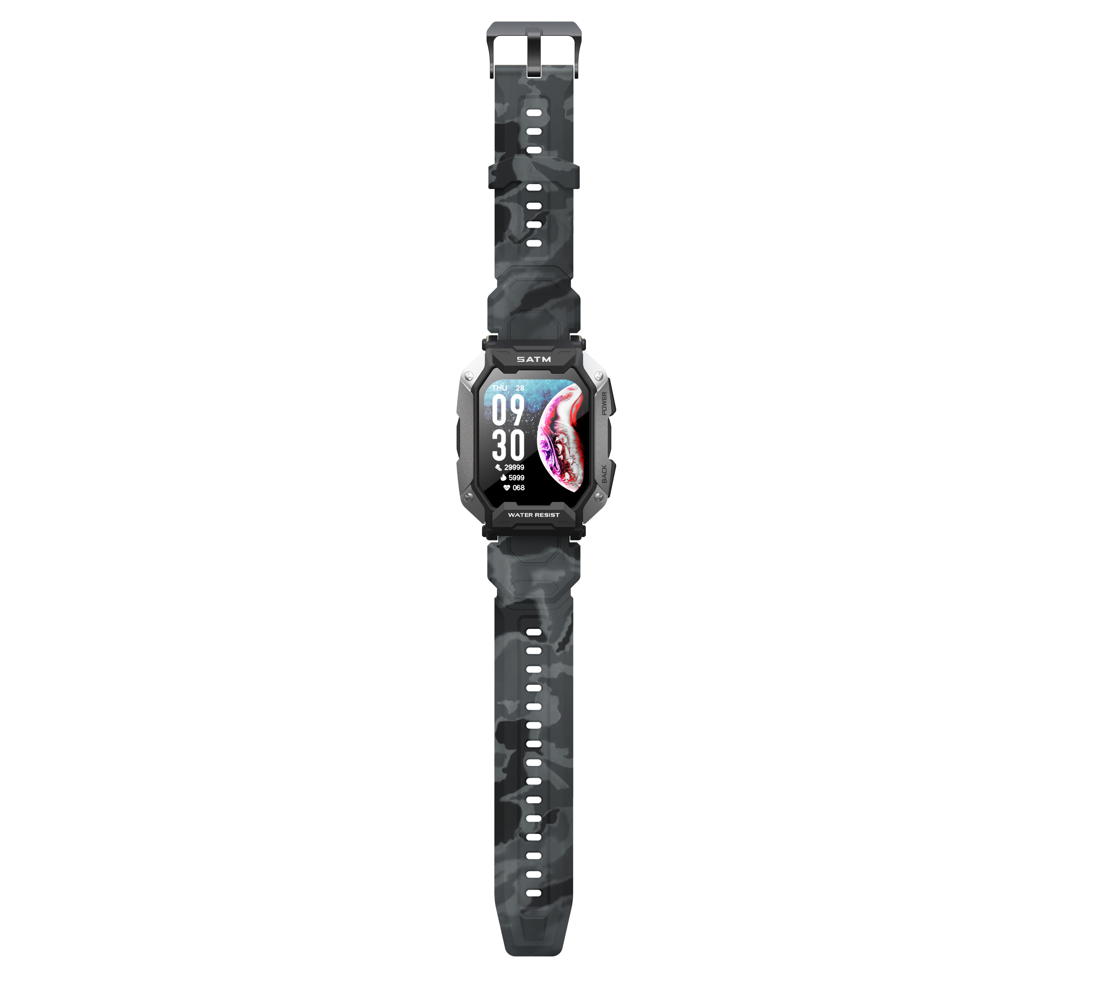 C20 Smart Watch – 5ATM Waterproof Long Battery Life Fitness Tracker