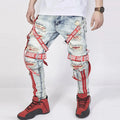 Ribbon Detail Jeans – Men's Streetwear Denim