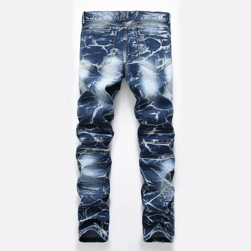 Men's Slim Fit Stretch Denim Jeans – Classic Skinny Straight Leg