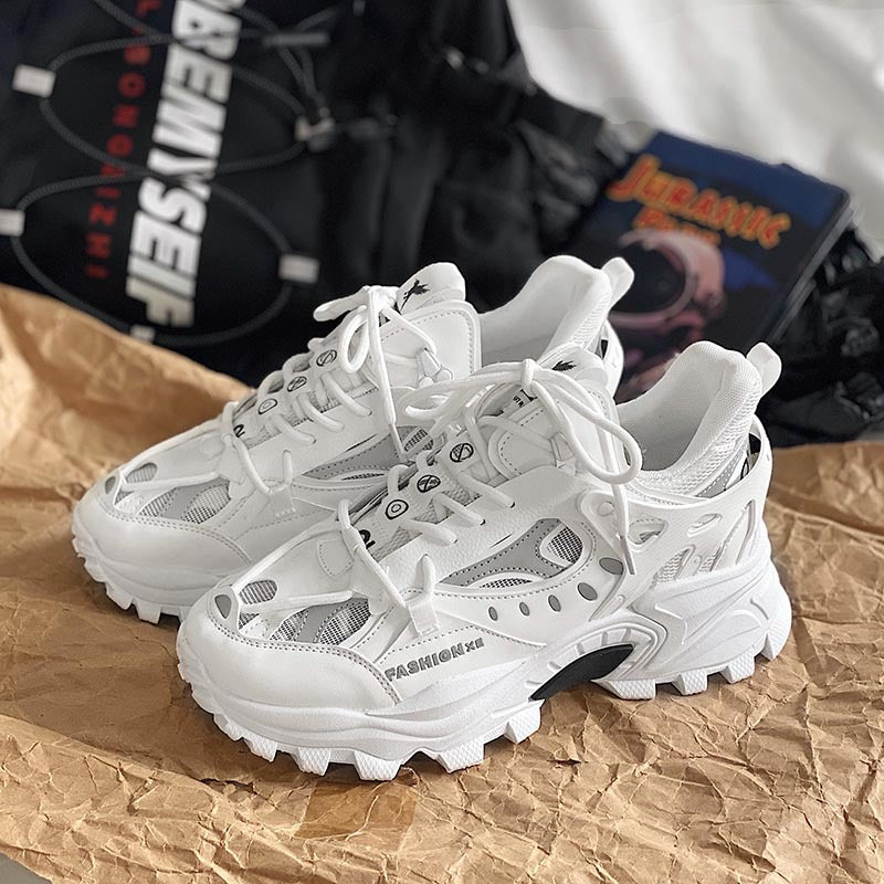 Men's Luxury Chunky Shoes Anti-Slip Sport Sneakers – Designer Casual