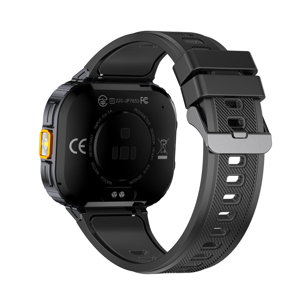 Curved Screen Smart Watch – 2-Inch HD Display Fitness Tracker