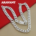 Aravant 10MM Men's Necklace Chain — 925 Silver Fashion Jewelry Accessories