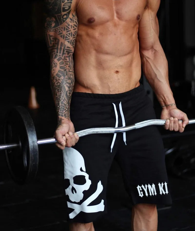 Men's Bodybuilding Jogger Sweatpants — Fitness Workout Gym Shorts