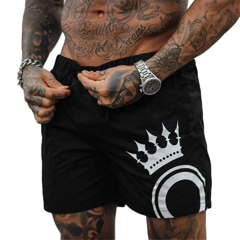 Men's Board Shorts — Streetwear Beach Swim Shorts for Running & Surfing