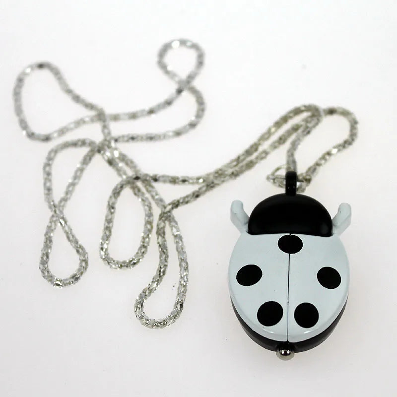 Ladybug Fob Pocket Watch — Colorful Quartz Necklace Watch for Kids & Women, 10 Colors | FireDrips