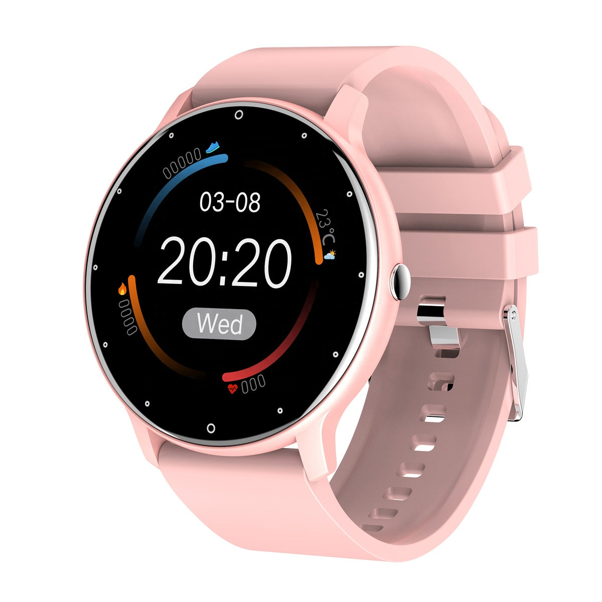 ZL02D Smart Watch – IP67 Waterproof Heart Rate Fitness Tracker
