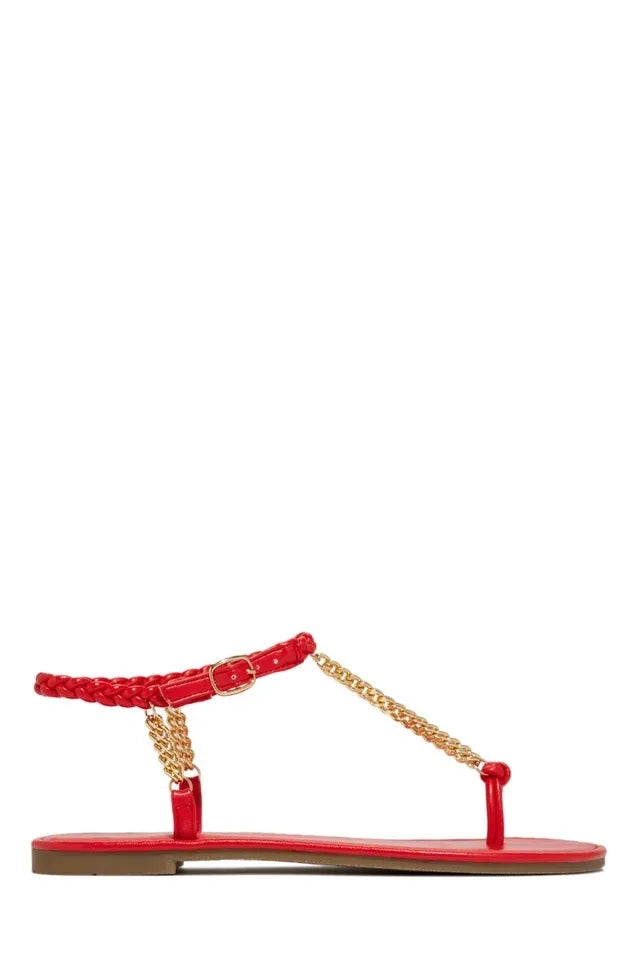 Clear Diamond Ankle Strap Flat Sandals – Rhinestone Flip-Flop Slides