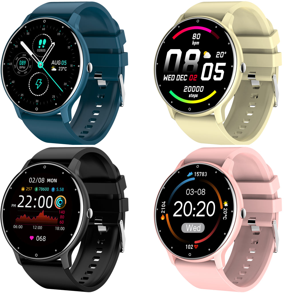 ZL02D Smart Watch – IP67 Waterproof Heart Rate Fitness Tracker