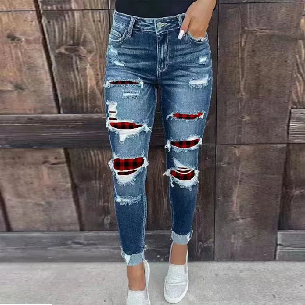High Waist Baggy Jeans for Women – Casual Wide Leg Denim