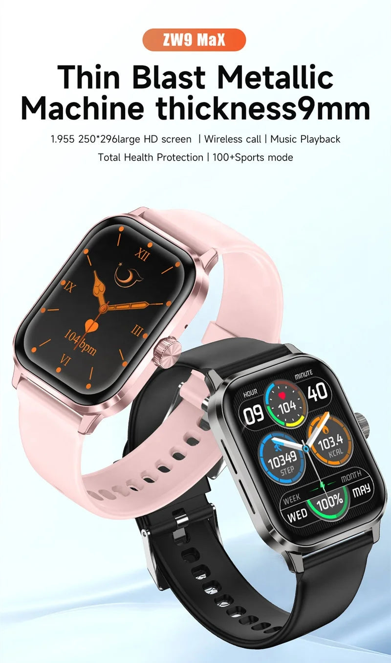 ZW9 Max Ultra Smartwatch – Fashion Sport Smart Watch for Men & Women