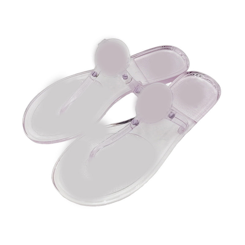 PVC Beach Flip Flops – Lightweight Summer Slippers