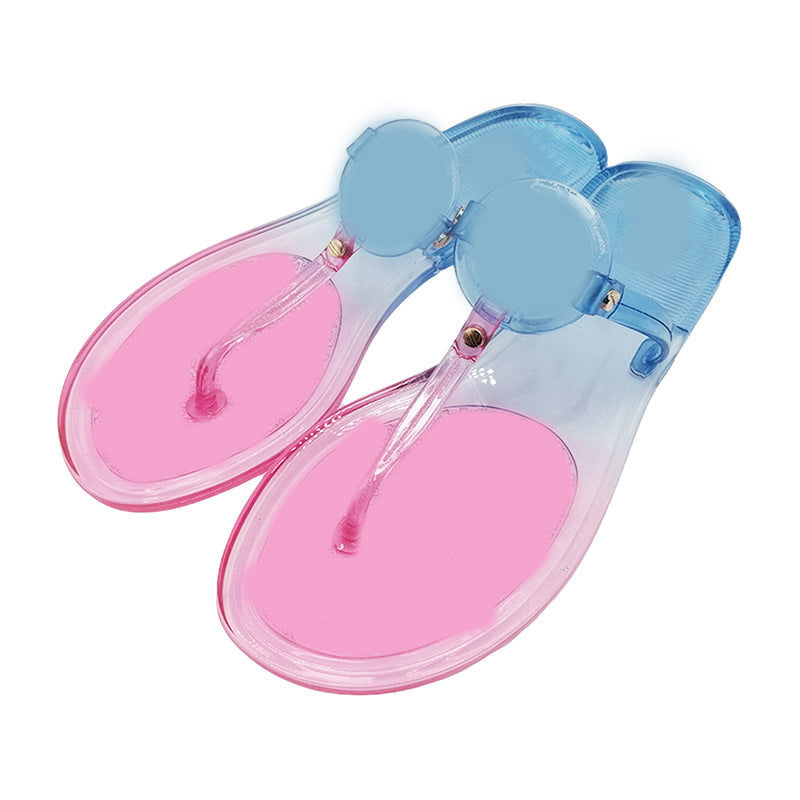 PVC Beach Flip Flops – Lightweight Summer Slippers