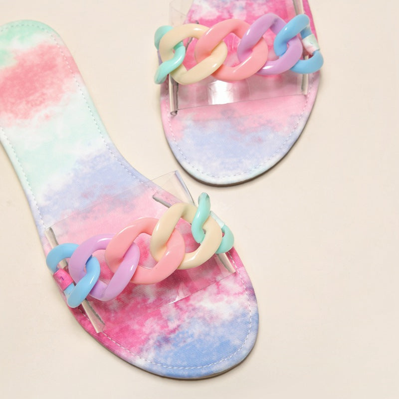 Flat Slide Sandals – Outdoor Summer Slides