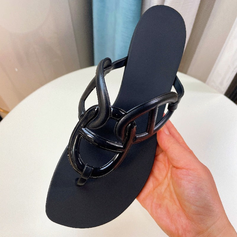 Designer Slide Flip Flop Slippers – Casual Logo Sandals