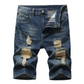 Men's Ripped Denim Shorts – Streetwear Jean Shorts