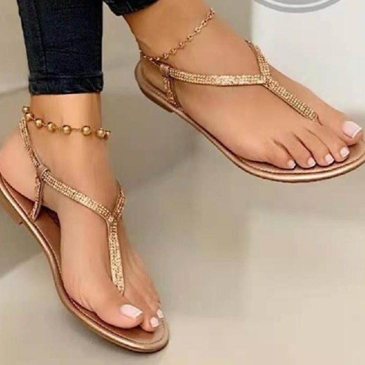 Elegant Flat Flip Flop Sandals – Sexy Summer Slides