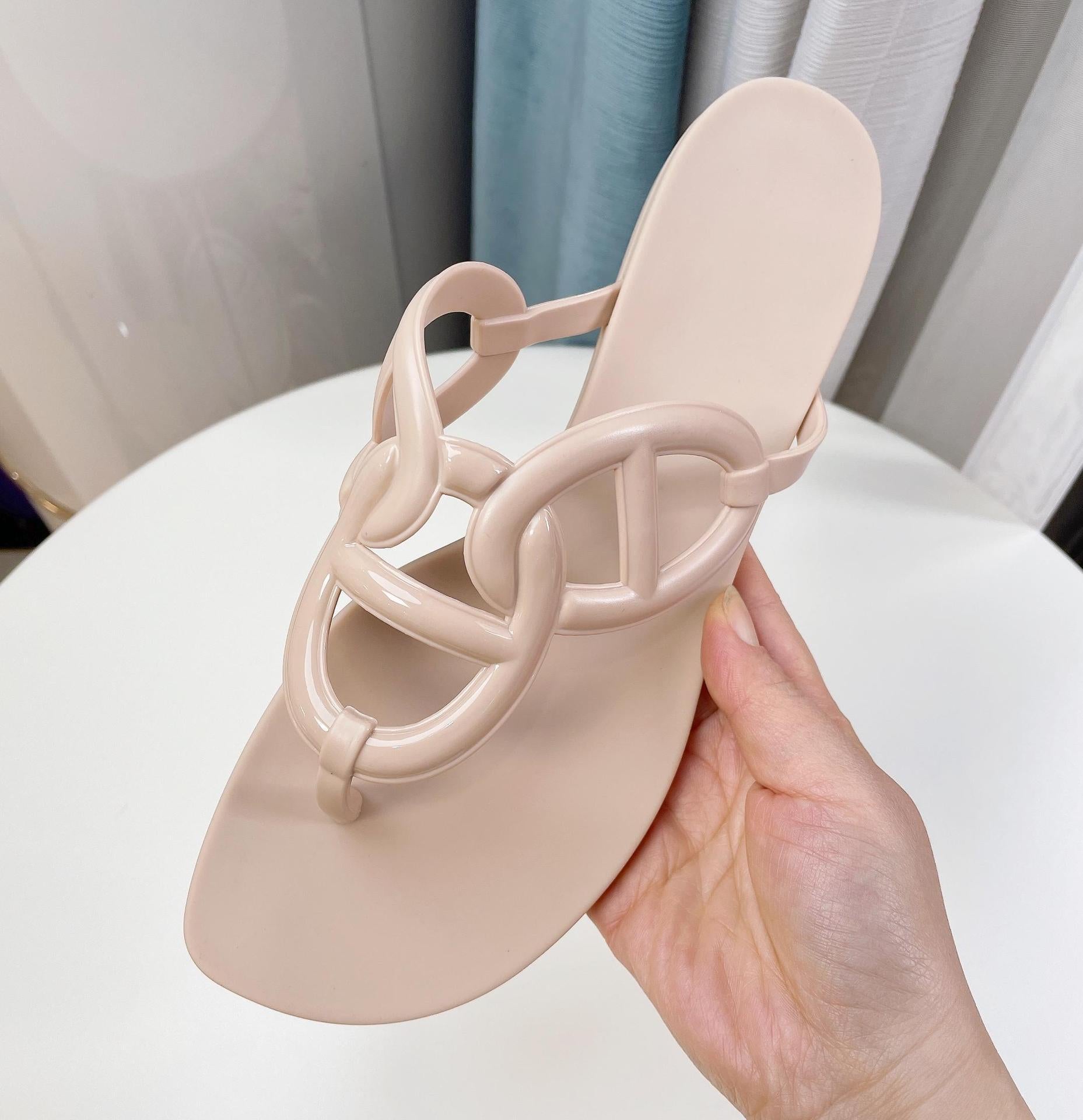Designer Slide Flip Flop Slippers – Casual Logo Sandals