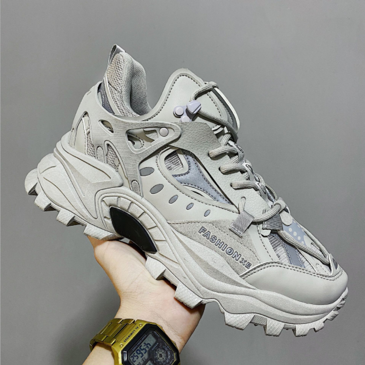 Men's Luxury Chunky Shoes Anti-Slip Sport Sneakers – Designer Casual