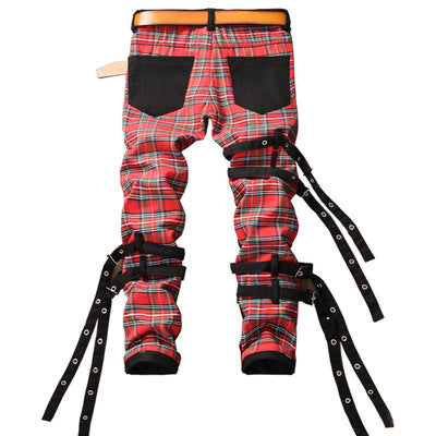 Tapered Patchwork Zipper Jeans – Streetwear Denim
