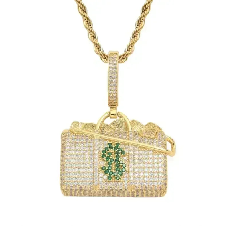AK-47 Hip-Hop Gun Pendant Necklace — Bold Street Culture Zinc Alloy Jewelry, Gold & Silver, 39 Styles