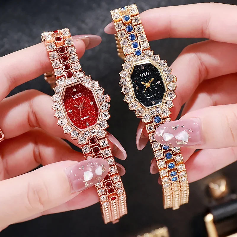 Ladies Watch Bracelet Square Watch Starry Sky
