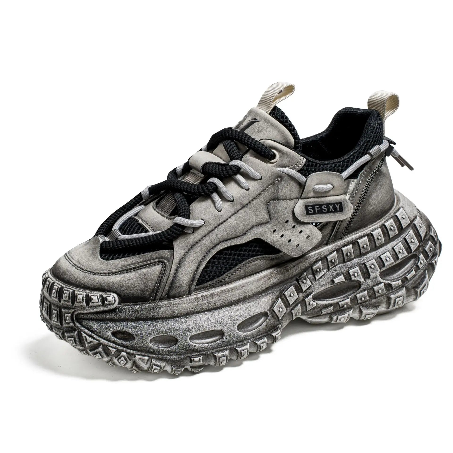 ROYTINKO Chunky Sneakers – Thick Sole Shock Absorption Sport Running Shoes