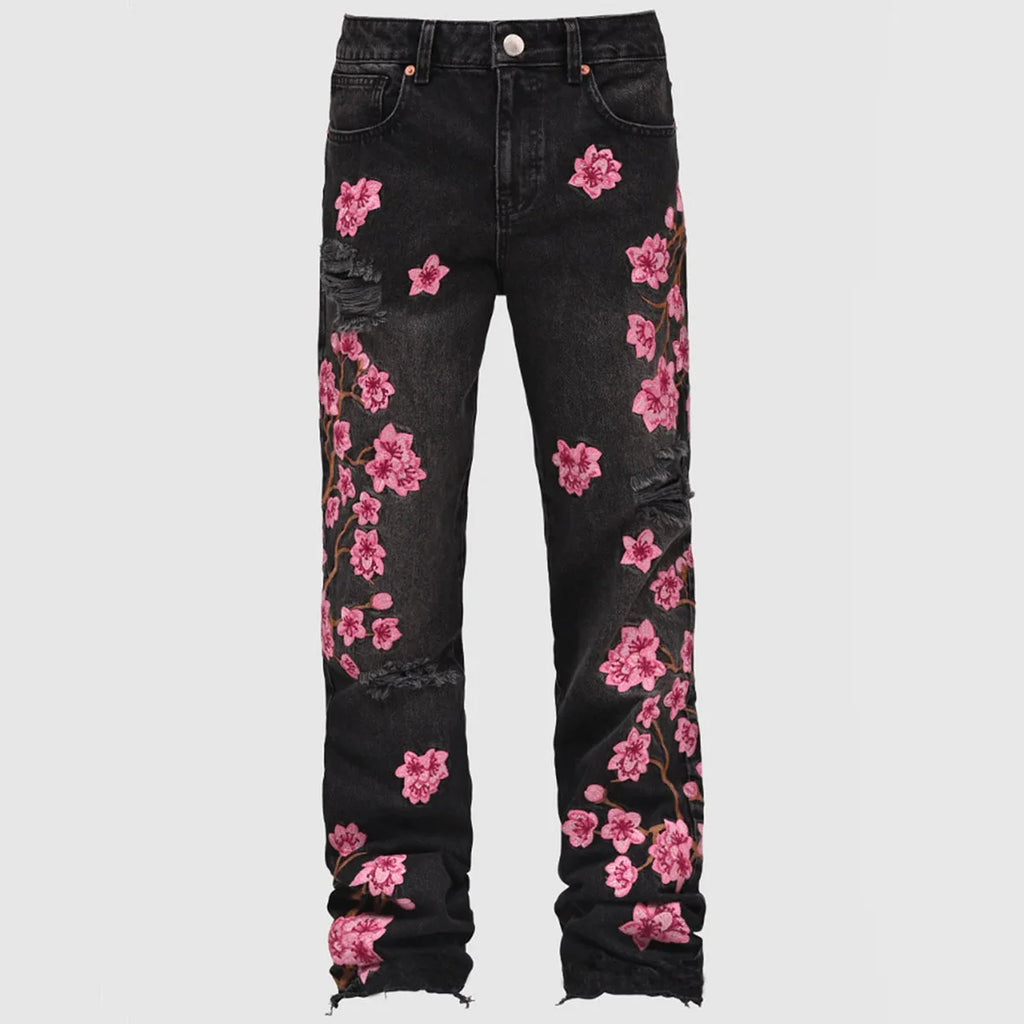 Sakura Cherry Blossom Jeans