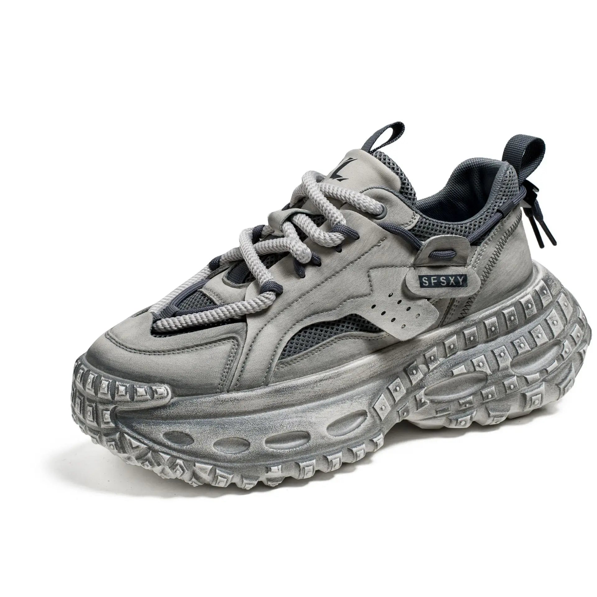 ROYTINKO Chunky Sneakers – Thick Sole Shock Absorption Sport Running Shoes
