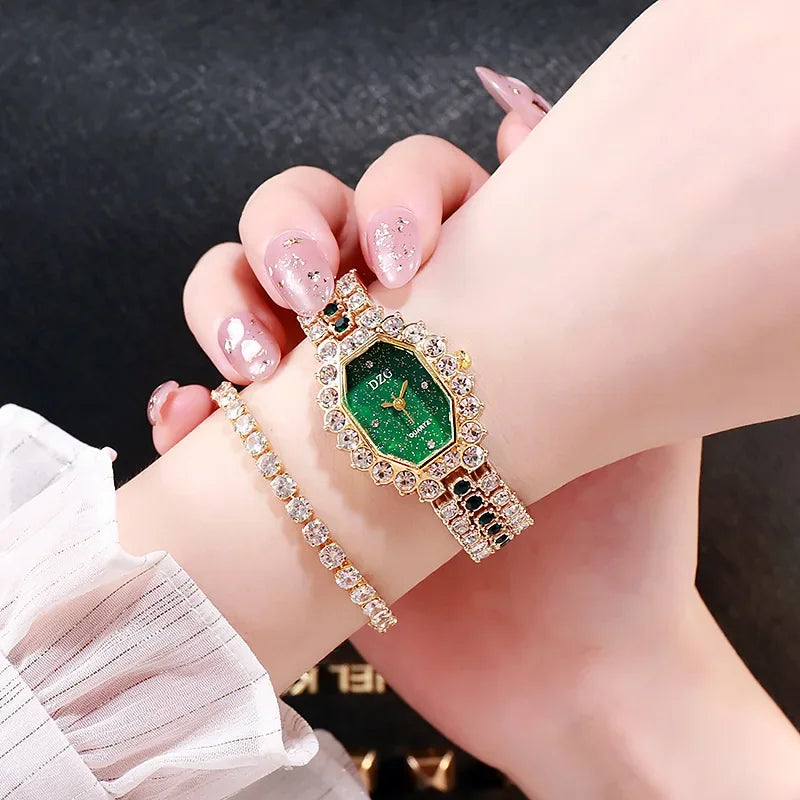 Ladies Watch Bracelet Square Watch Starry Sky