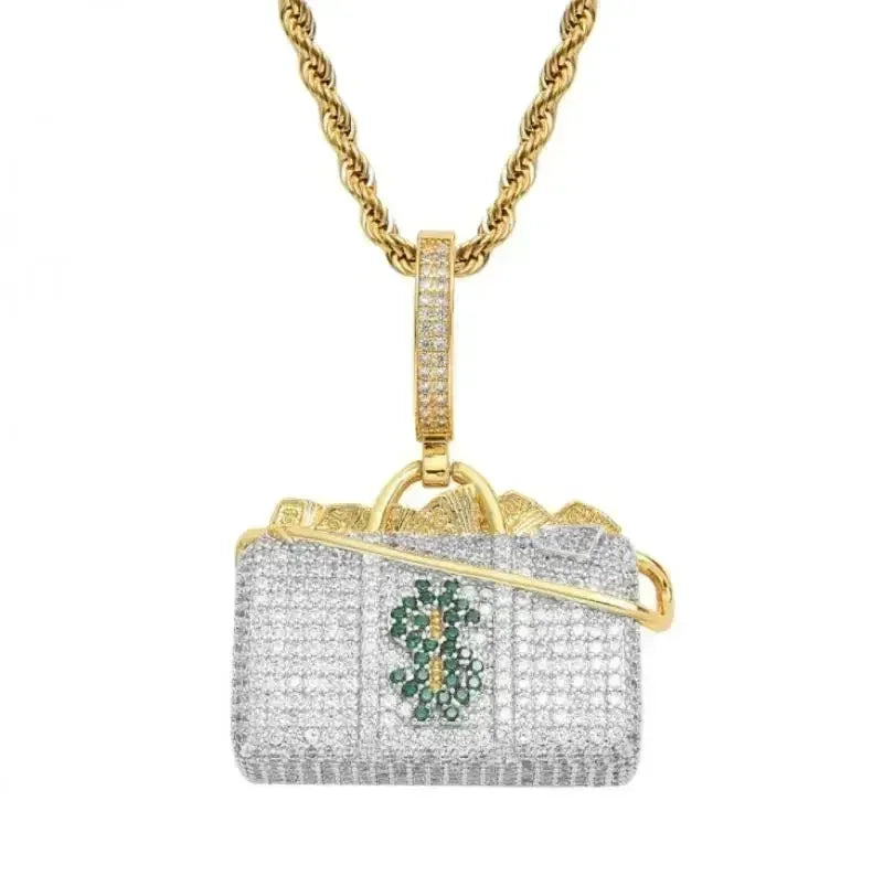 AK-47 Hip-Hop Gun Pendant Necklace — Bold Street Culture Zinc Alloy Jewelry, Gold & Silver, 39 Styles