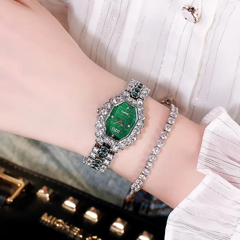 Ladies Watch Bracelet Square Watch Starry Sky