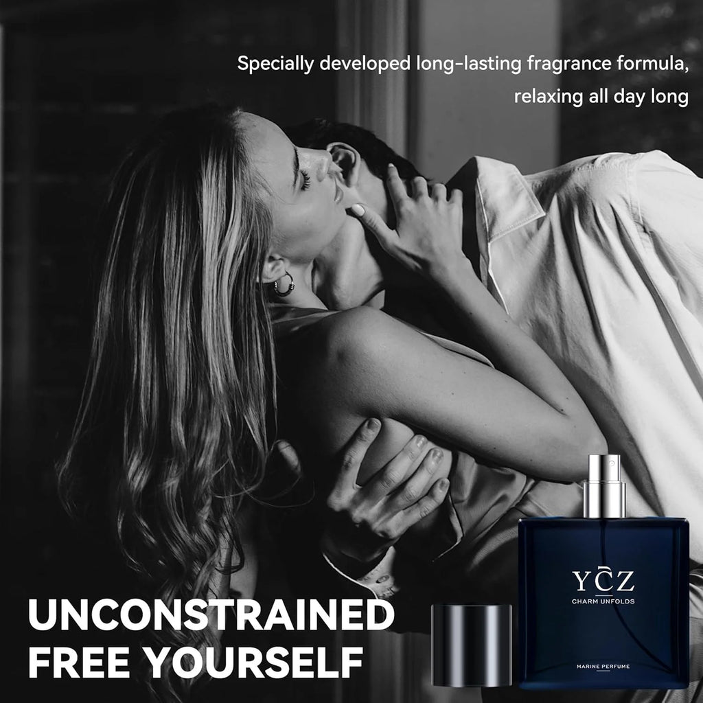 50ML Long Lasting Cologne for Men — Woody Ocean Floral Fragrance