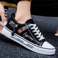 Men's Lightweight Canvas Low-Top Sneakers — Breathable Casual Board Shoes, 3 Colors, Sizes 39–44