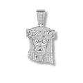 Jesus Head Pendant Necklace — Moissanite 925 Sterling Silver Hip-Hop Jewelry