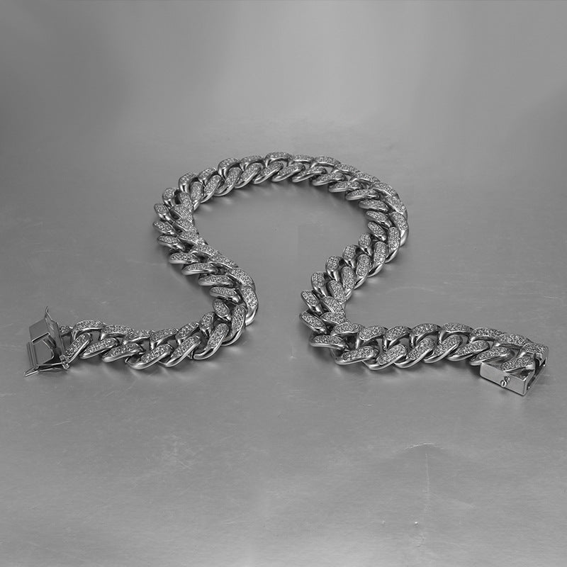 Men's Chunky Titanium Steel Hip-Hop Chain Necklace