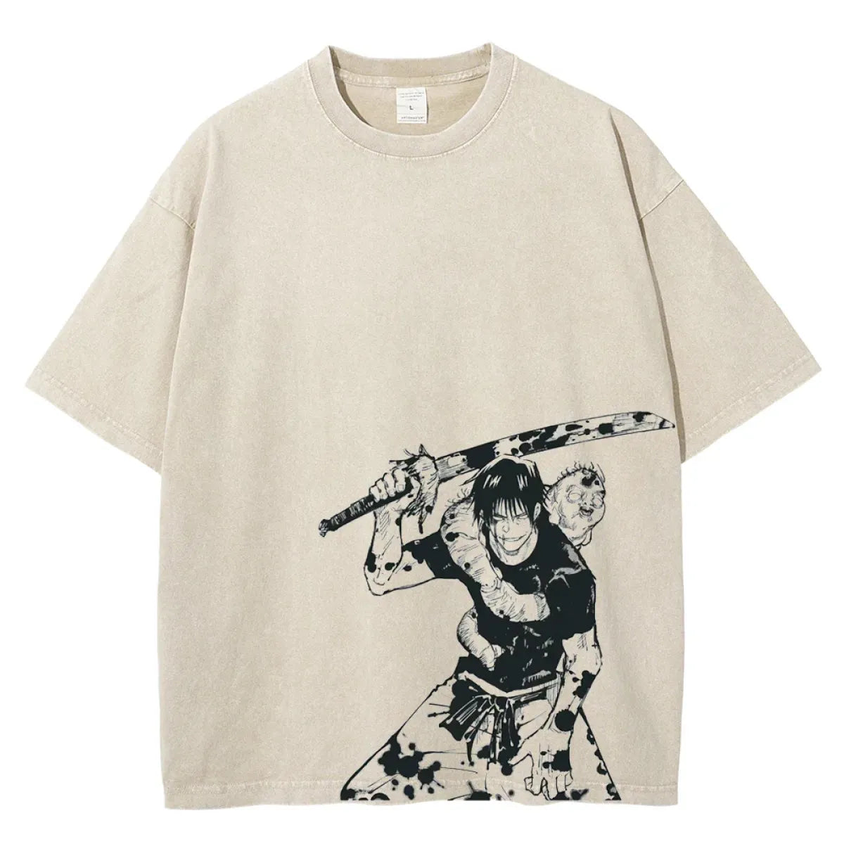 Vintage Japanese Anime Graphic Hip-Hop Streetwear Tee
