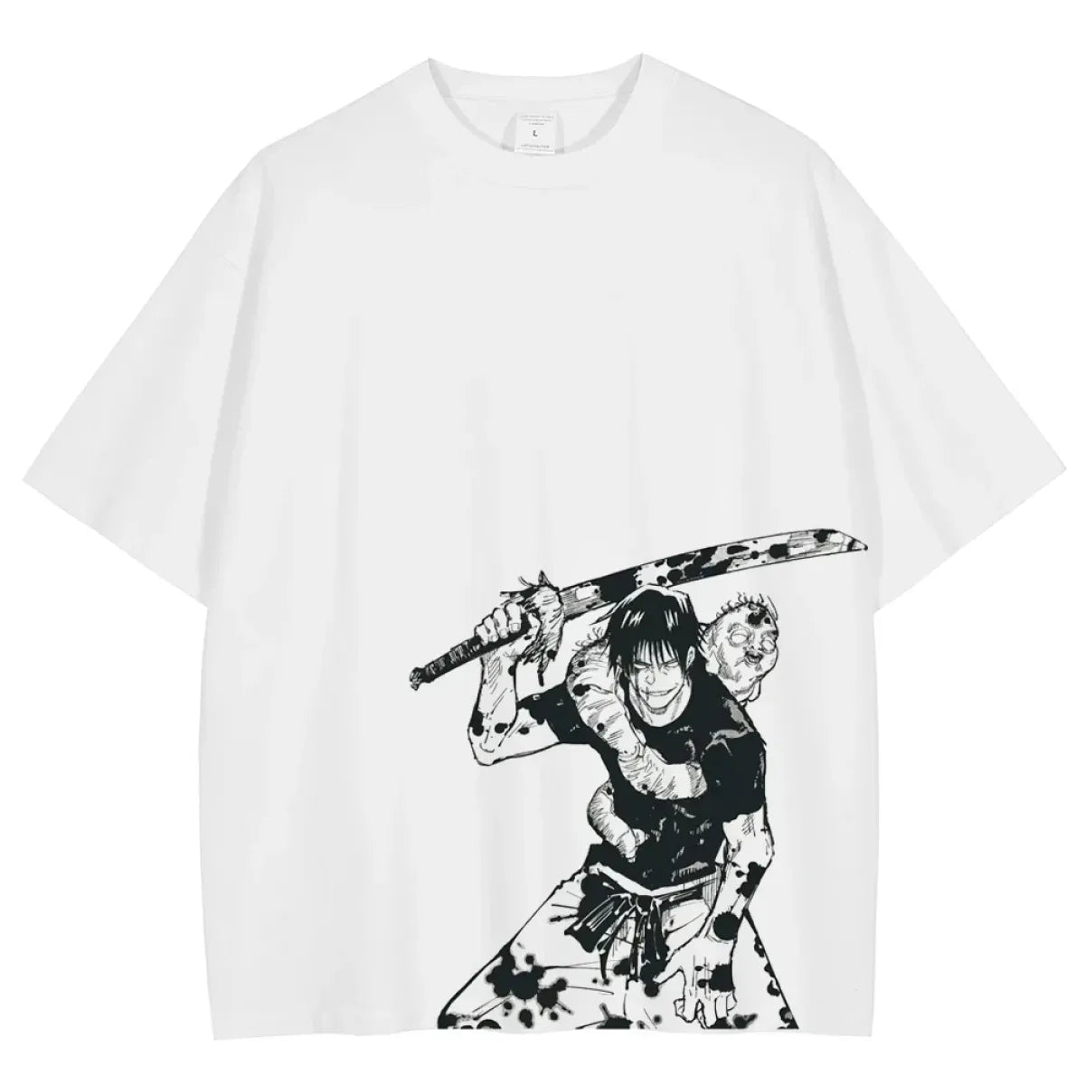 Vintage Japanese Anime Graphic Hip-Hop Streetwear Tee