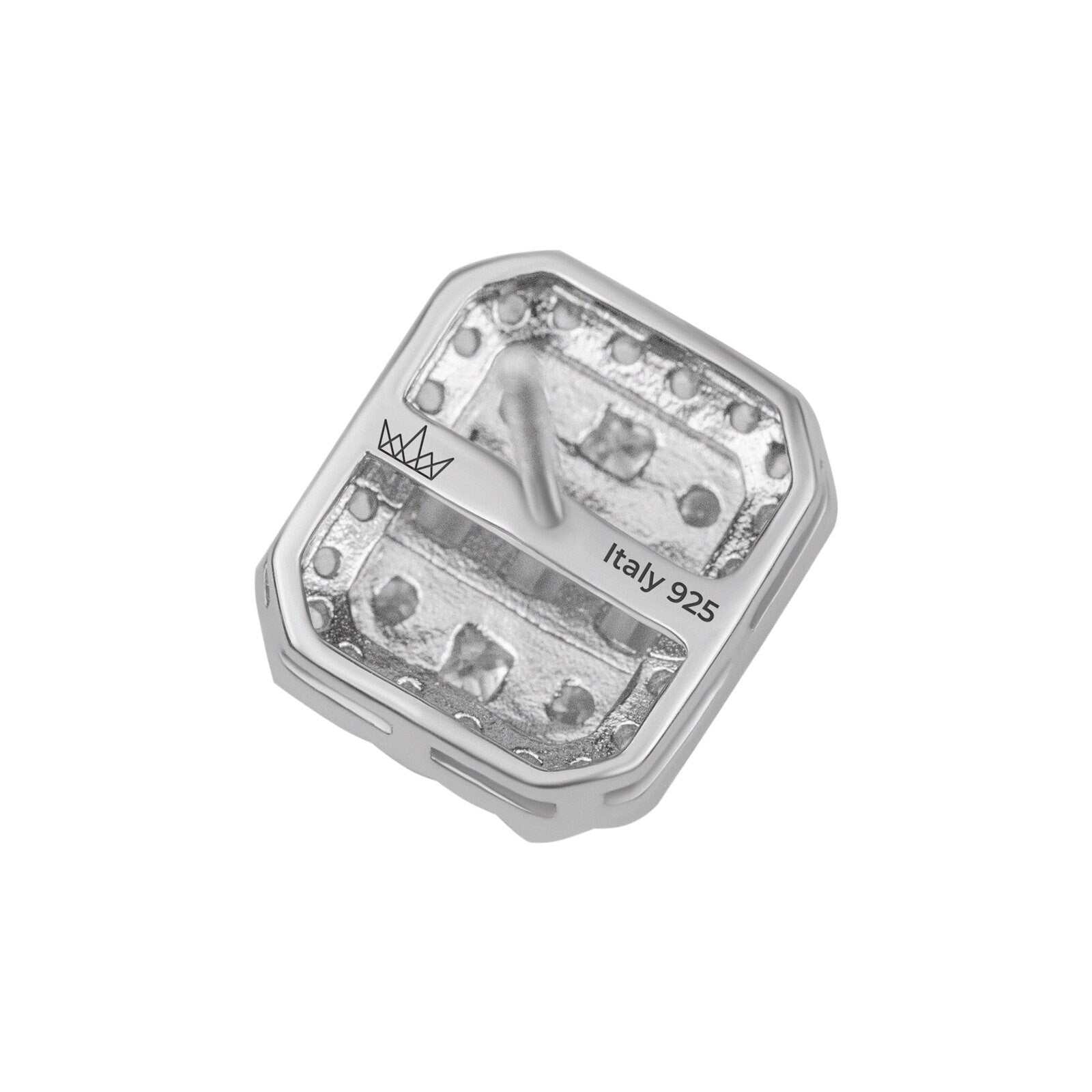 Baguette Stud Earrings — Iced Out Minimal Luxury Unisex Jewelry