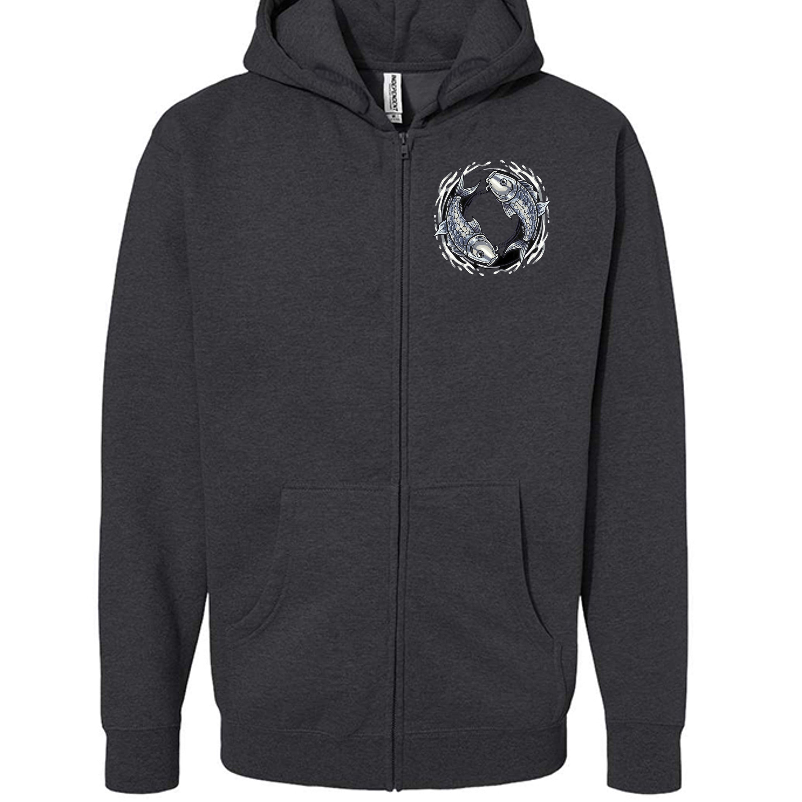 Charcoal Heather - IND4000Z - FRONT
