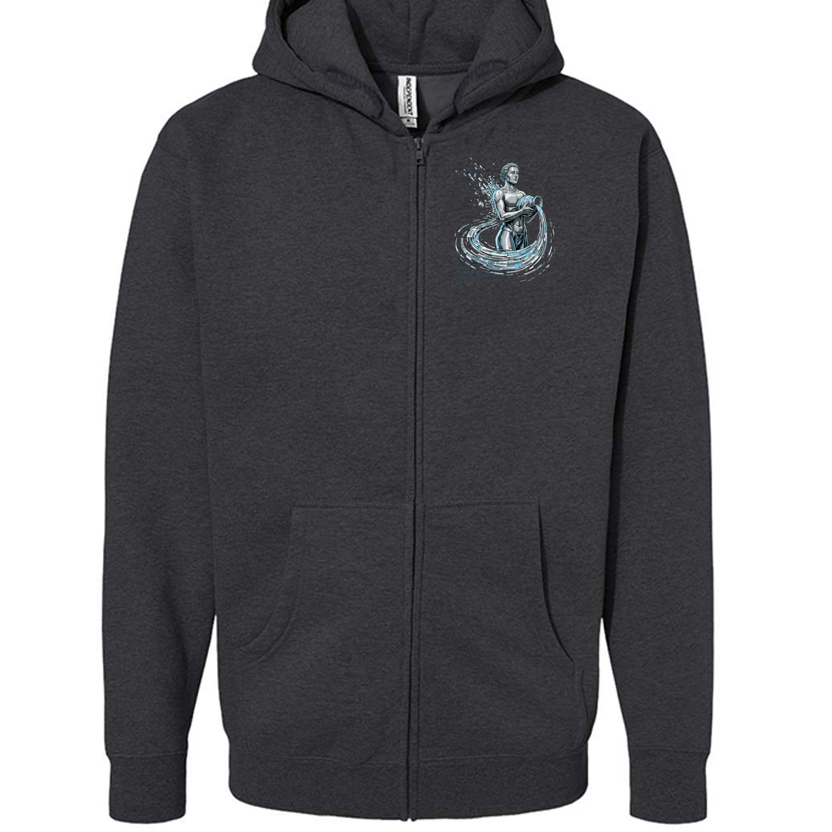Charcoal Heather - IND4000Z - FRONT