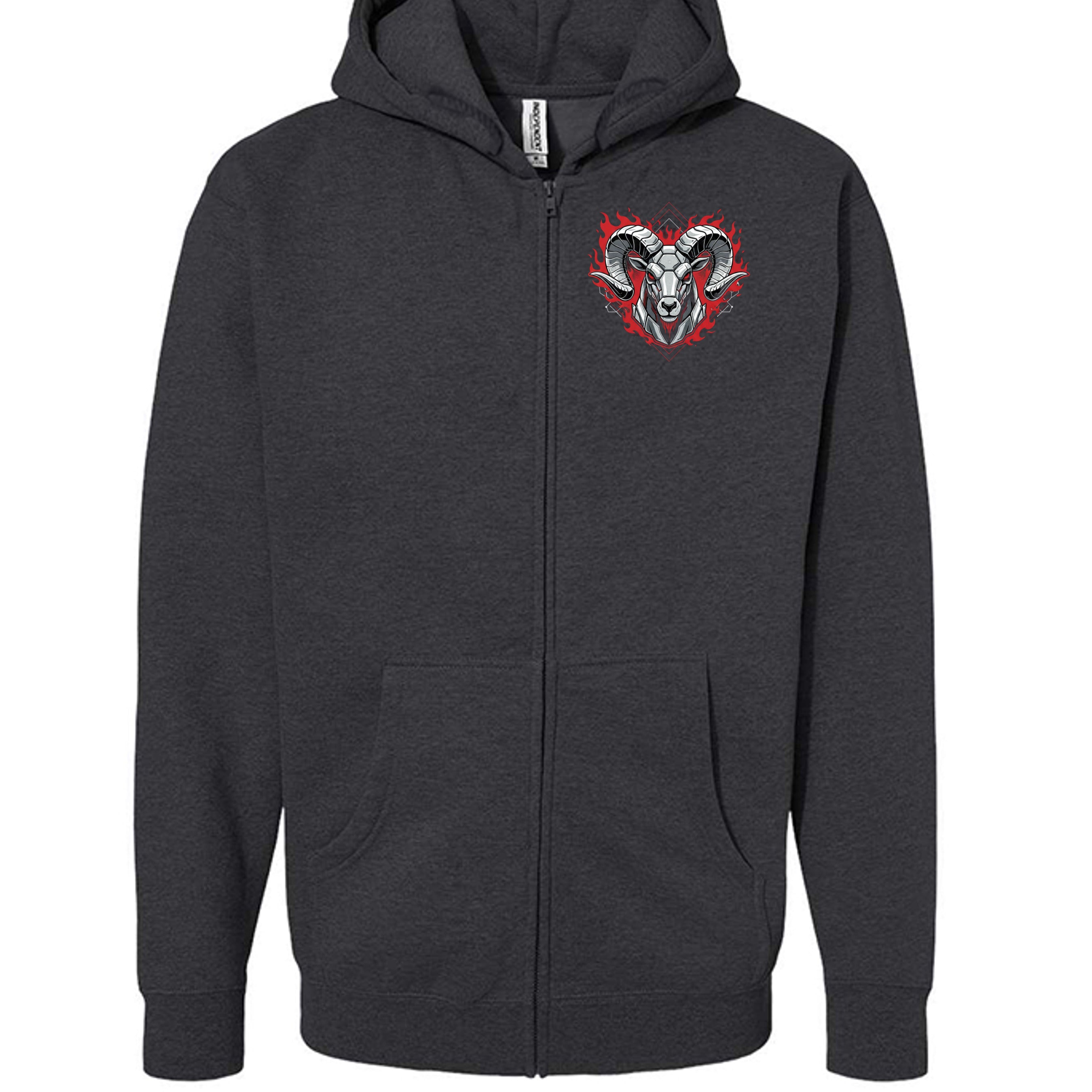 Charcoal Heather - IND4000Z - FRONT