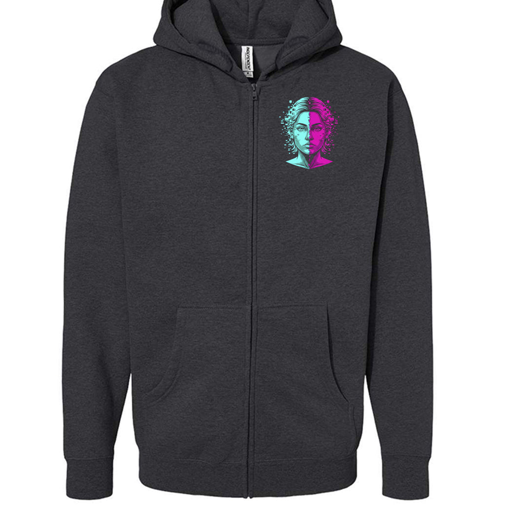 Charcoal Heather - IND4000Z - FRONT