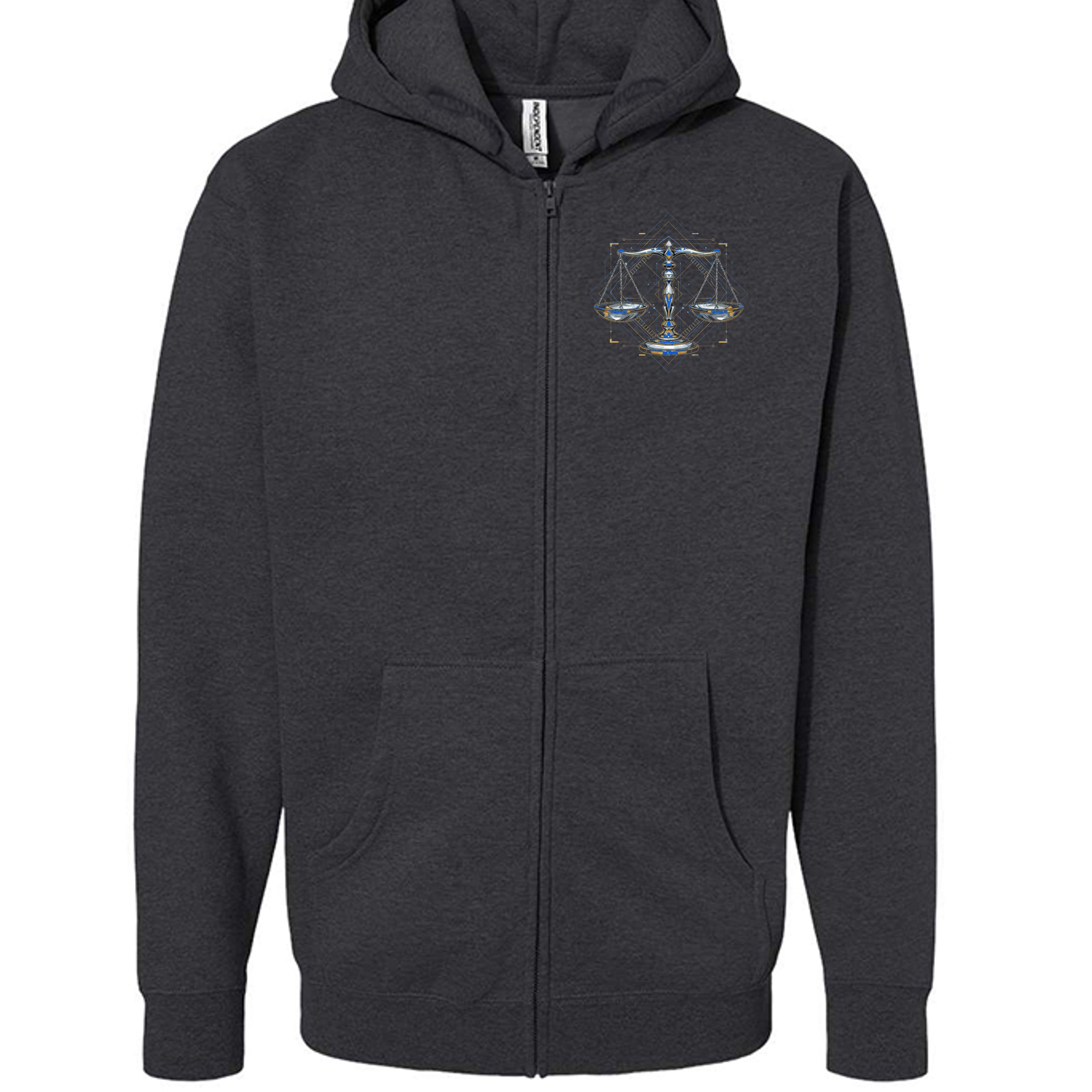 Charcoal Heather - IND4000Z - FRONT