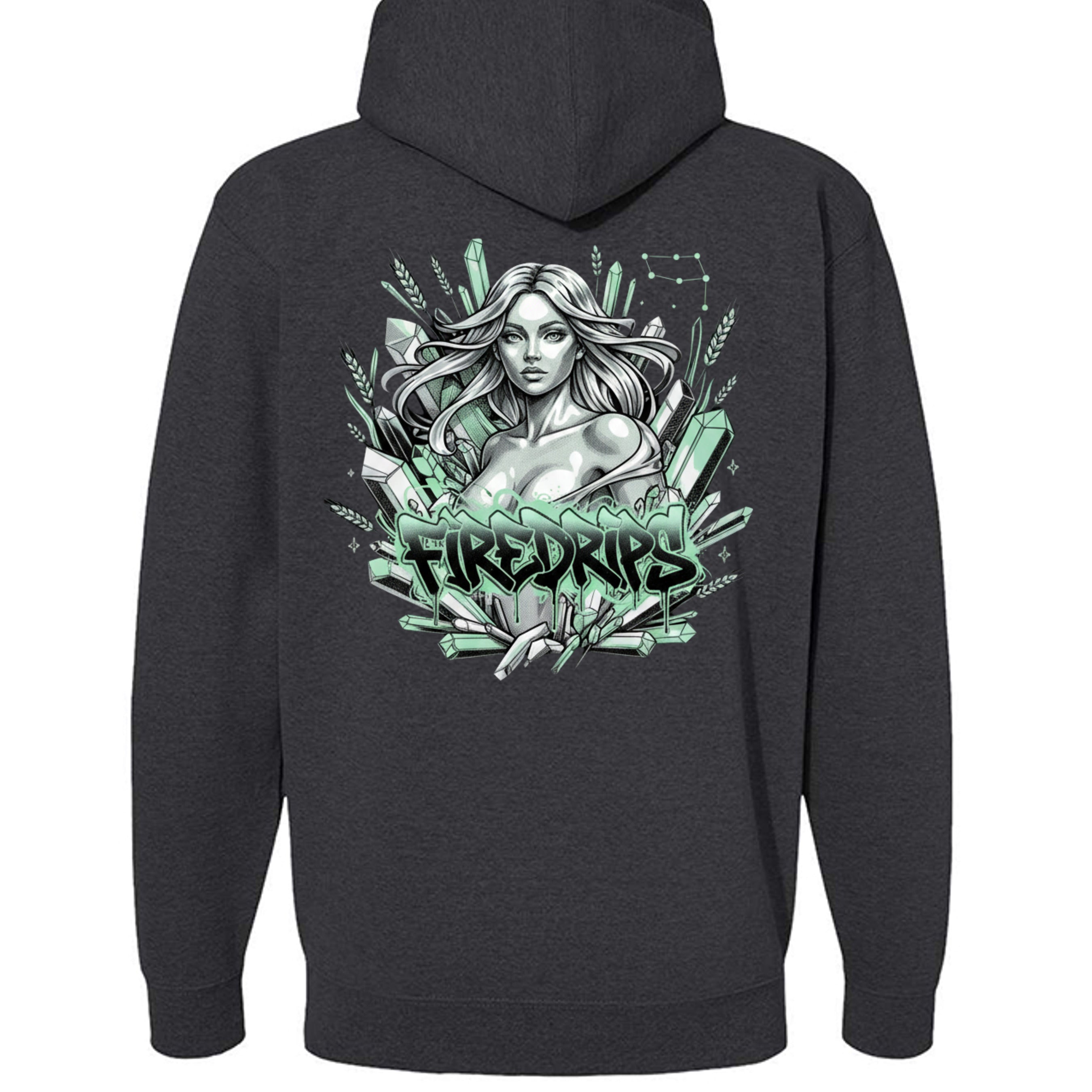 Charcoal Heather - IND4000Z - BACK