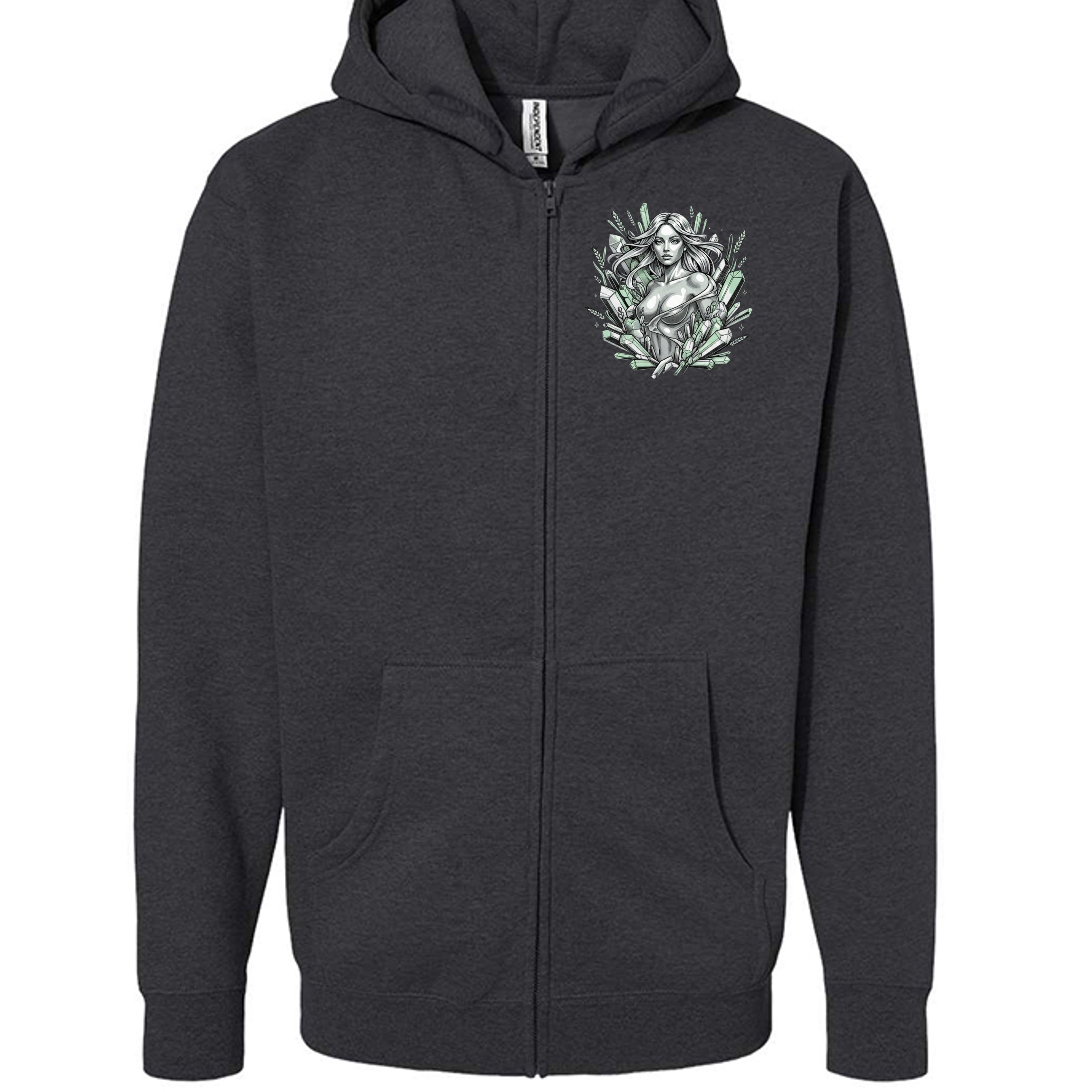 Charcoal Heather - IND4000Z - FRONT