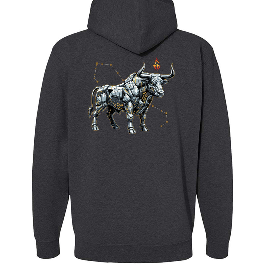 Charcoal Heather - IND4000Z - BACK