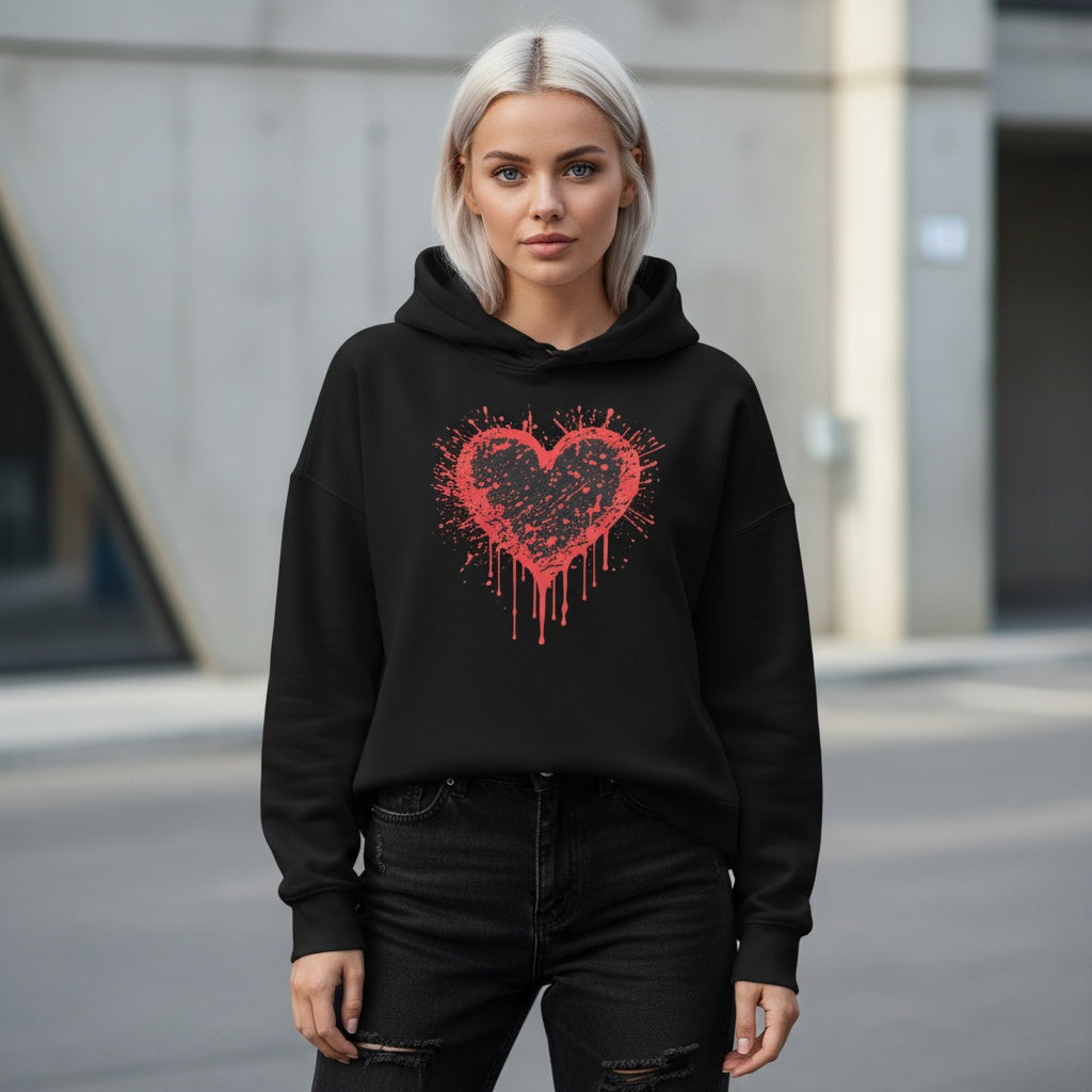 Bleeding Heart Street Art Hoodie